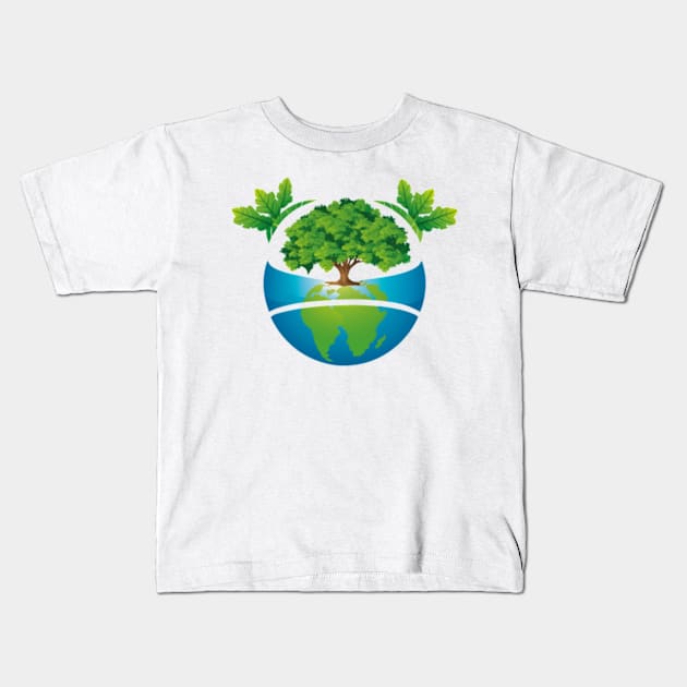 Earth day Kids T-Shirt by TshirtMA